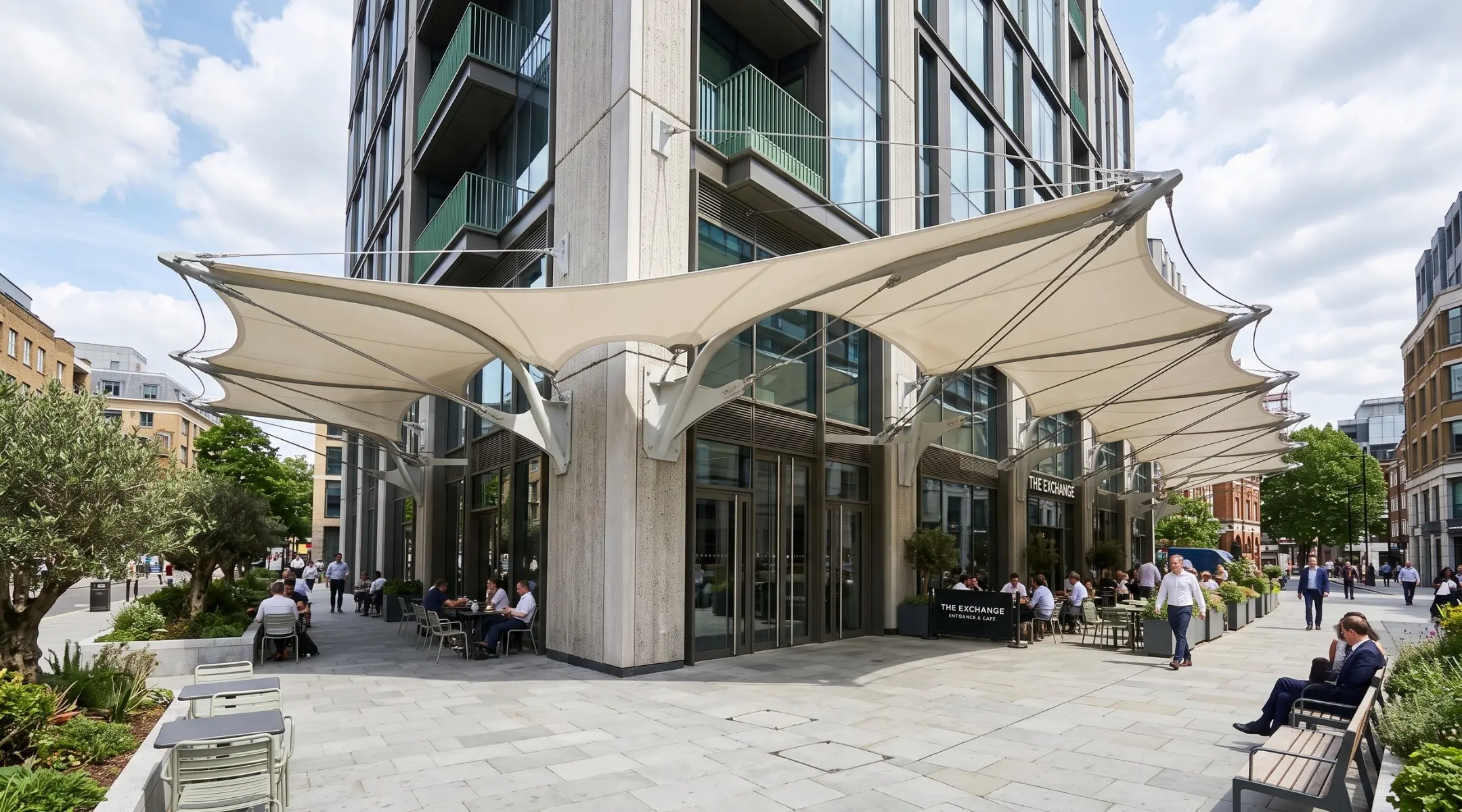 Tensile Awnings: Tensile Structure Services for customized tensile awnings and outdoor shades